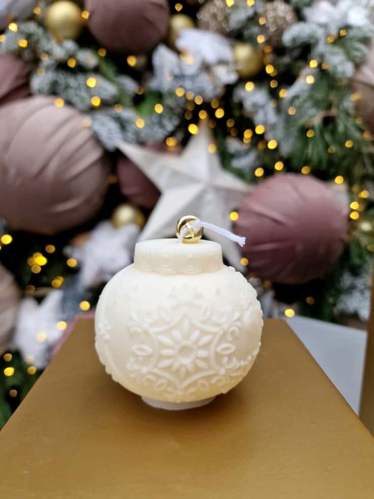 Lumanare Iarna - Glob de Craciun