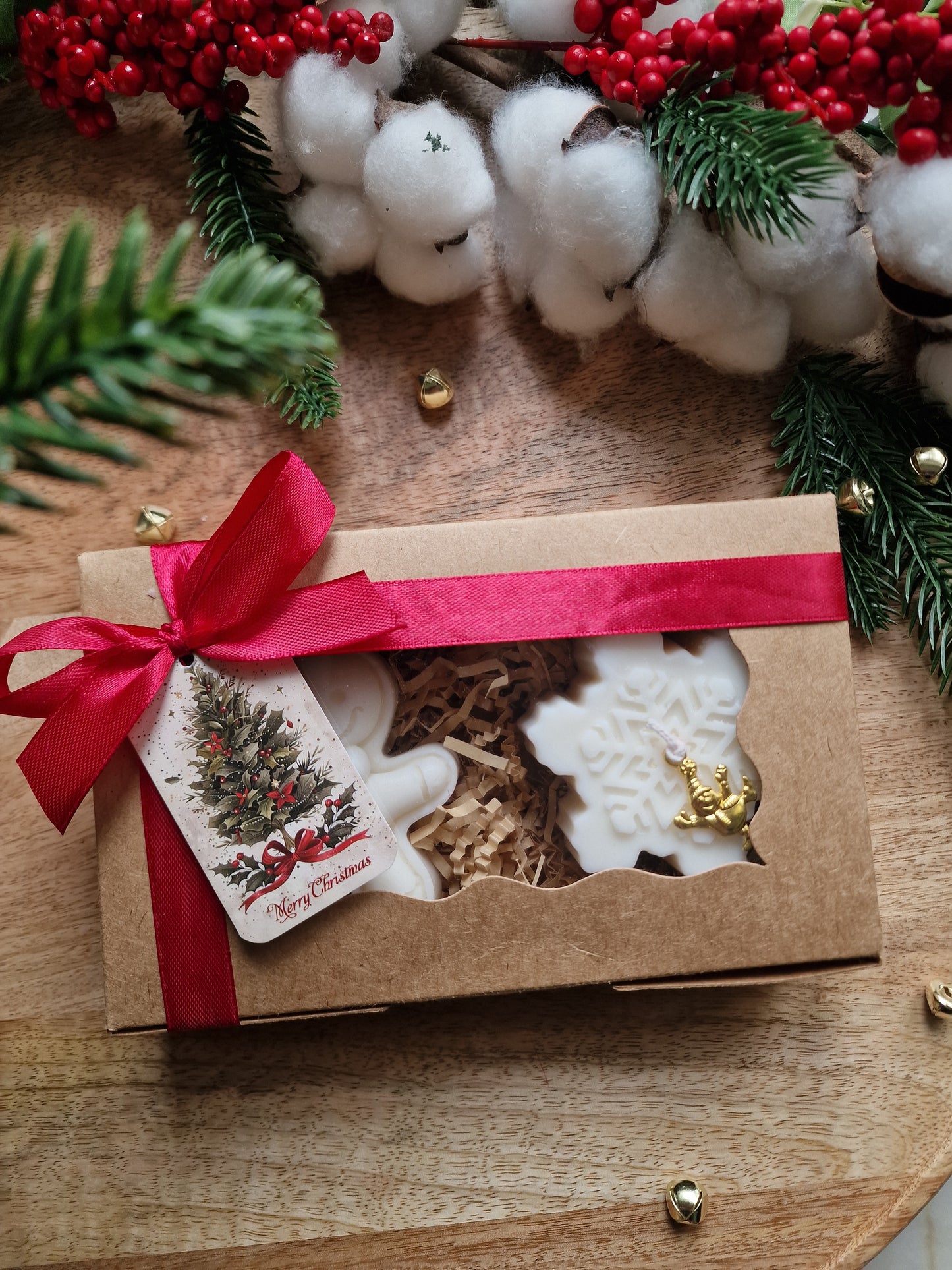 Set cadou Craciun - 2 lumanari