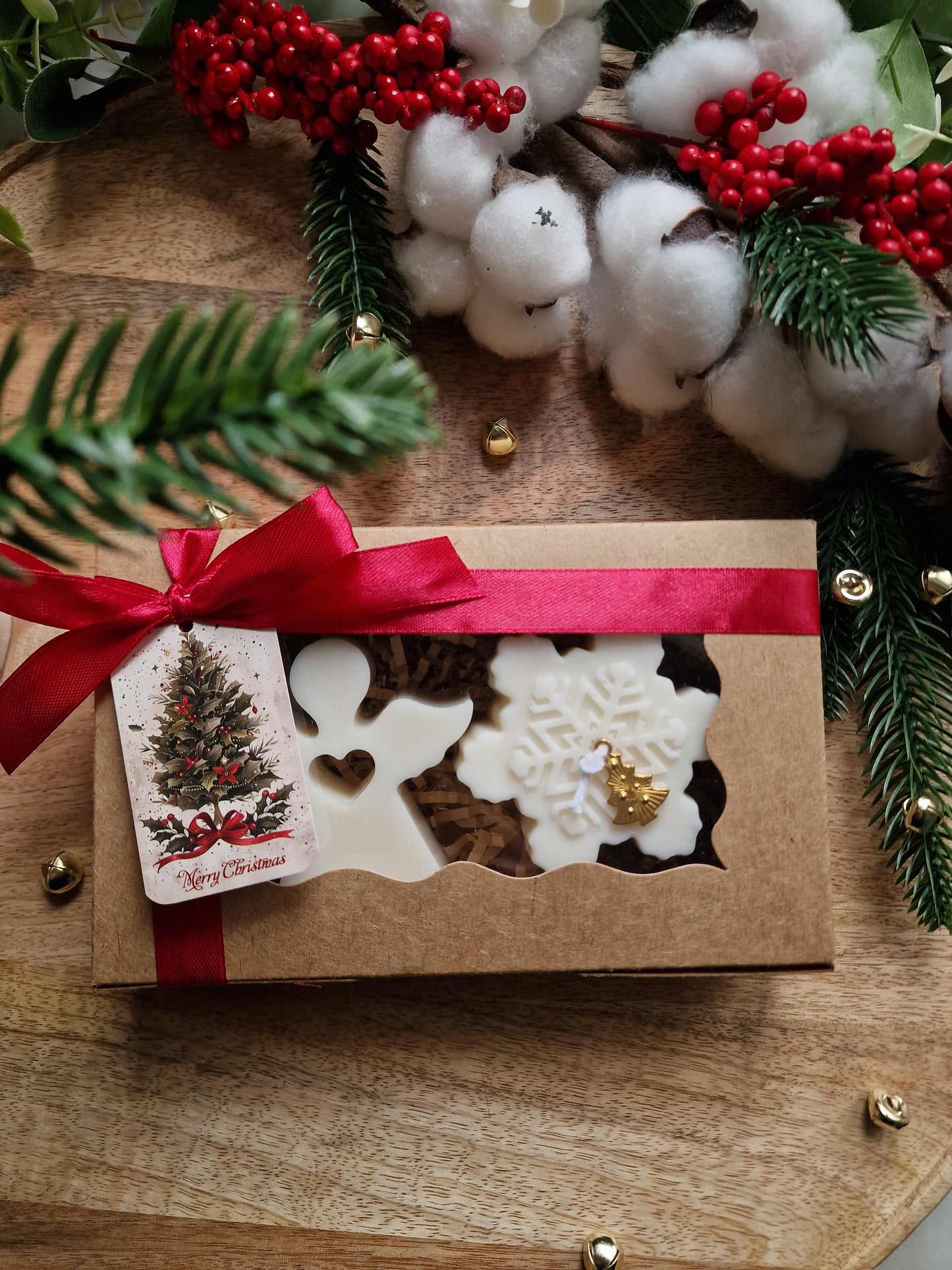 Set cadou Craciun - 2 lumanari