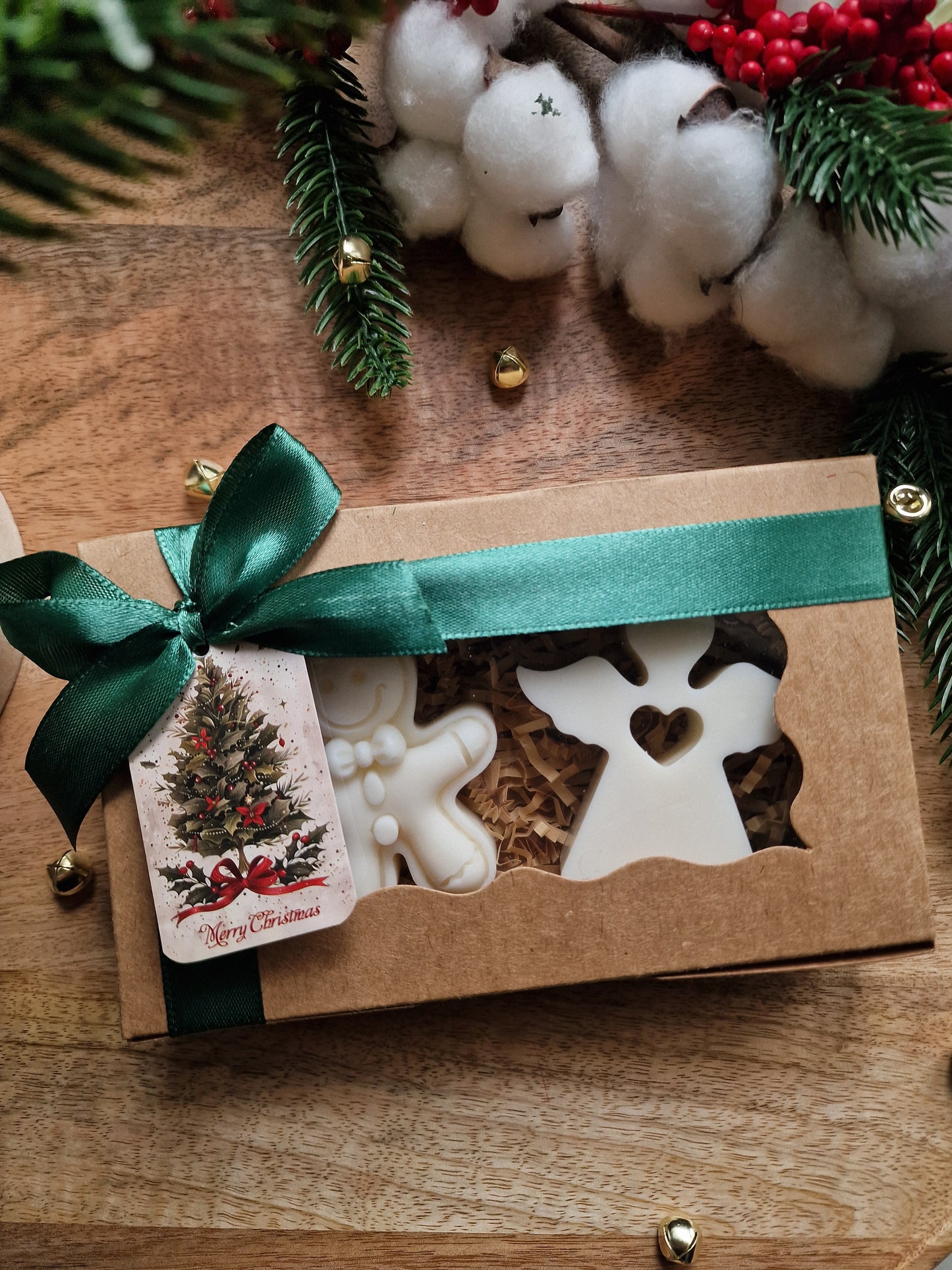 Set cadou Craciun - 2 lumanari