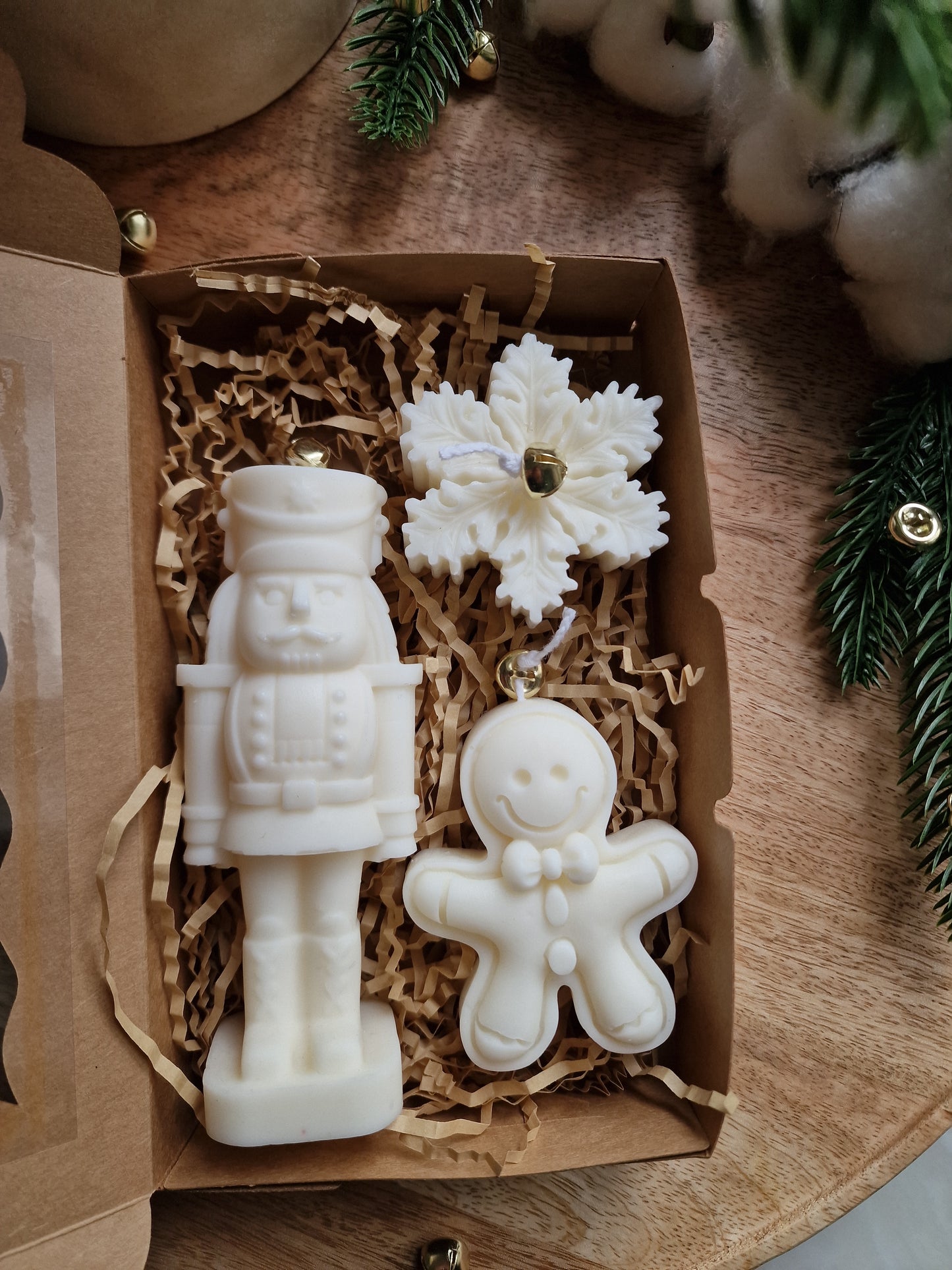 Set cadou Craciun - 3 lumanari