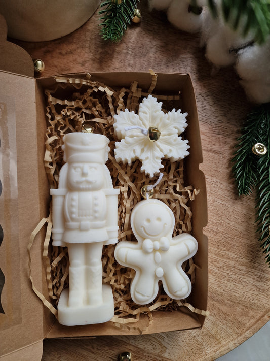 Set cadou Craciun - 3 lumanari