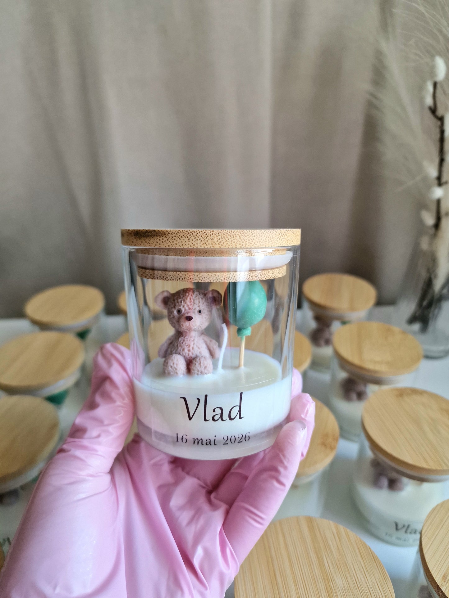 Marturii Botez - Ursulet in borcan personalizat