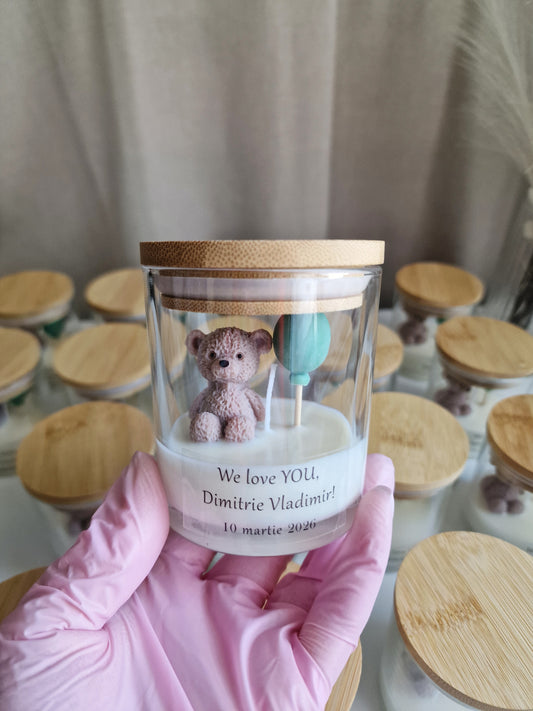 Marturii Botez - Ursulet in borcan personalizat