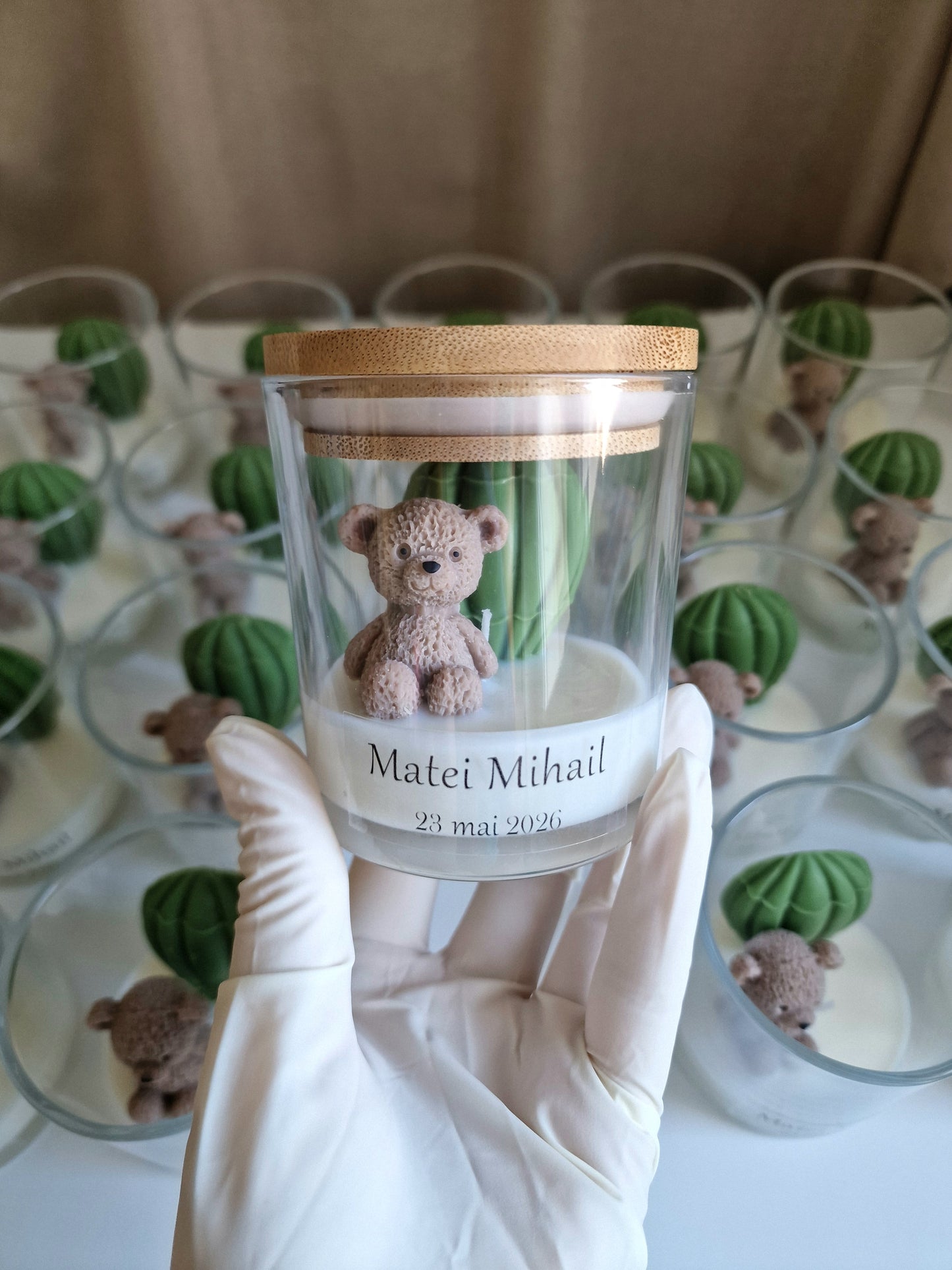 Marturii Botez - Ursulet in borcan personalizat