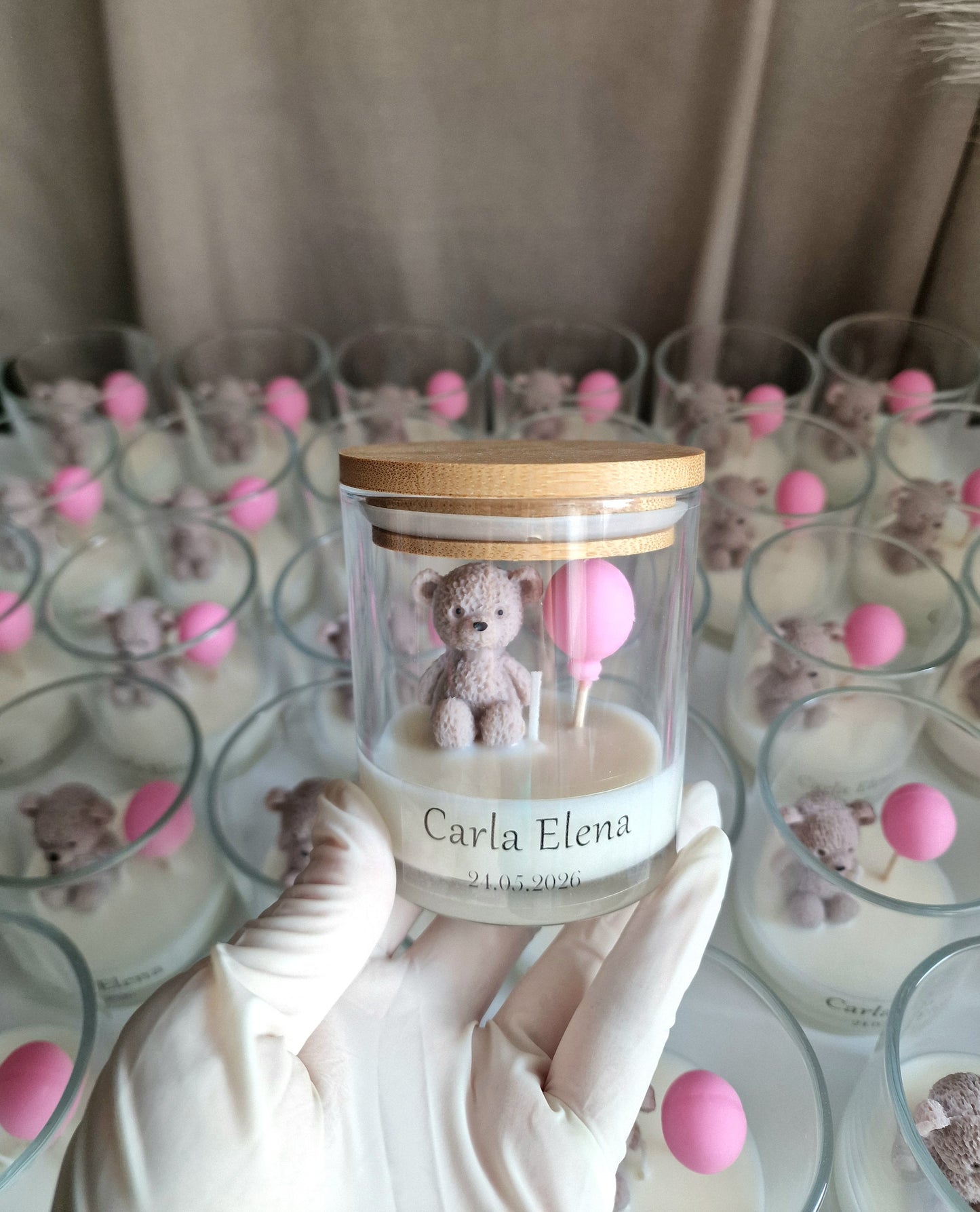 Marturii Botez - Ursulet in borcan personalizat