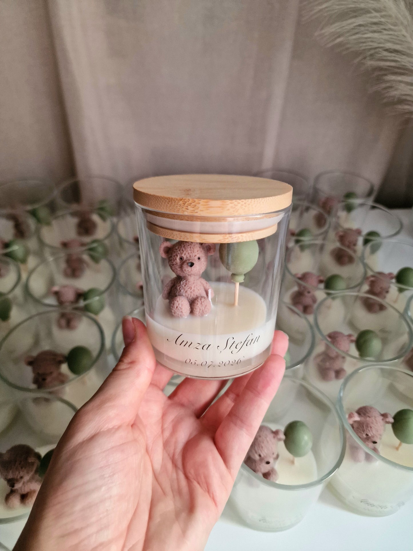 Marturii Botez - Ursulet in borcan personalizat