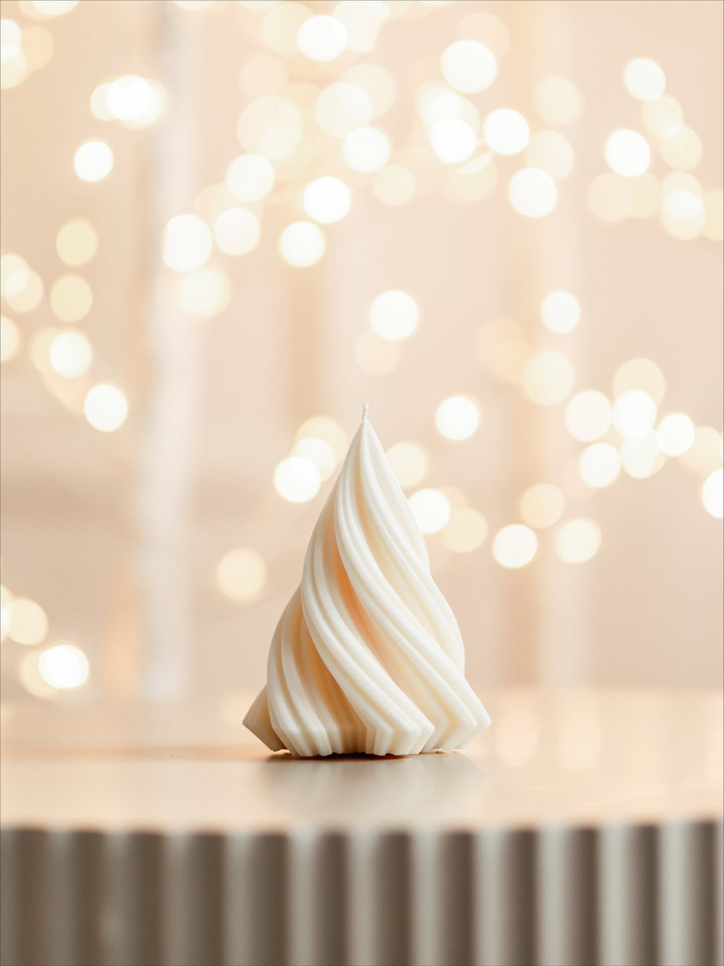 Lumanare Iarna -  Brad spirala