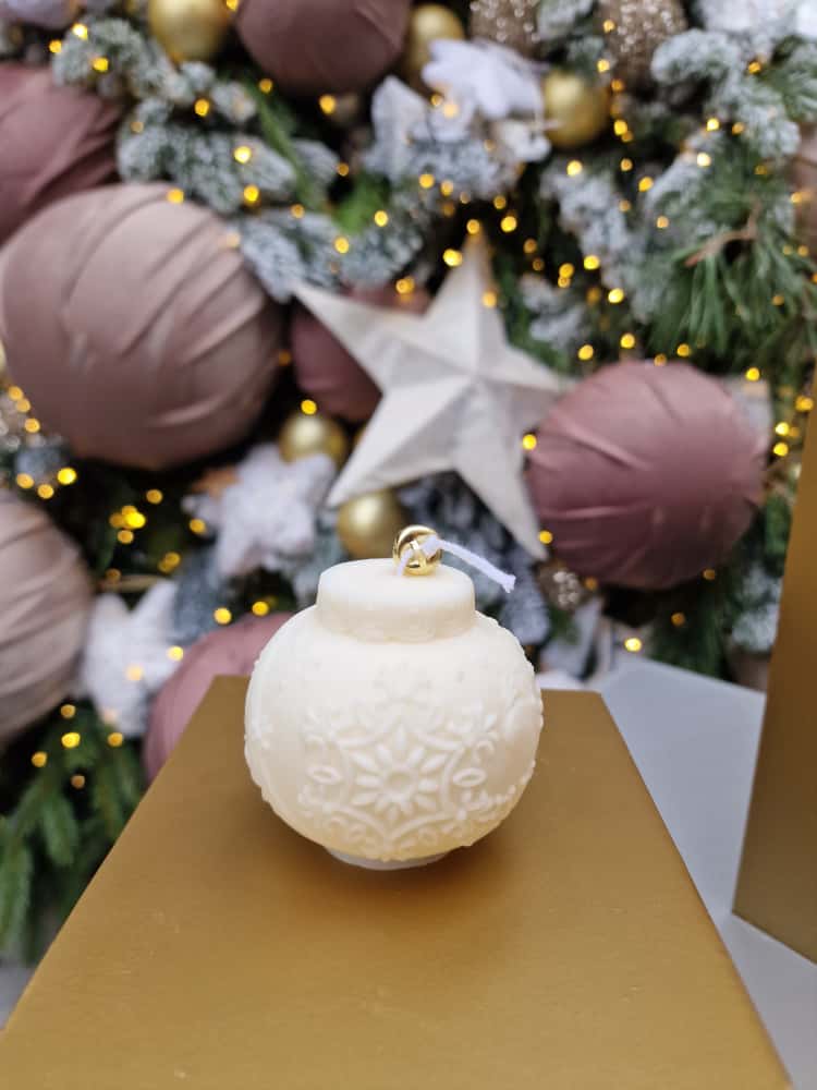 Lumanare Iarna - Glob de Craciun