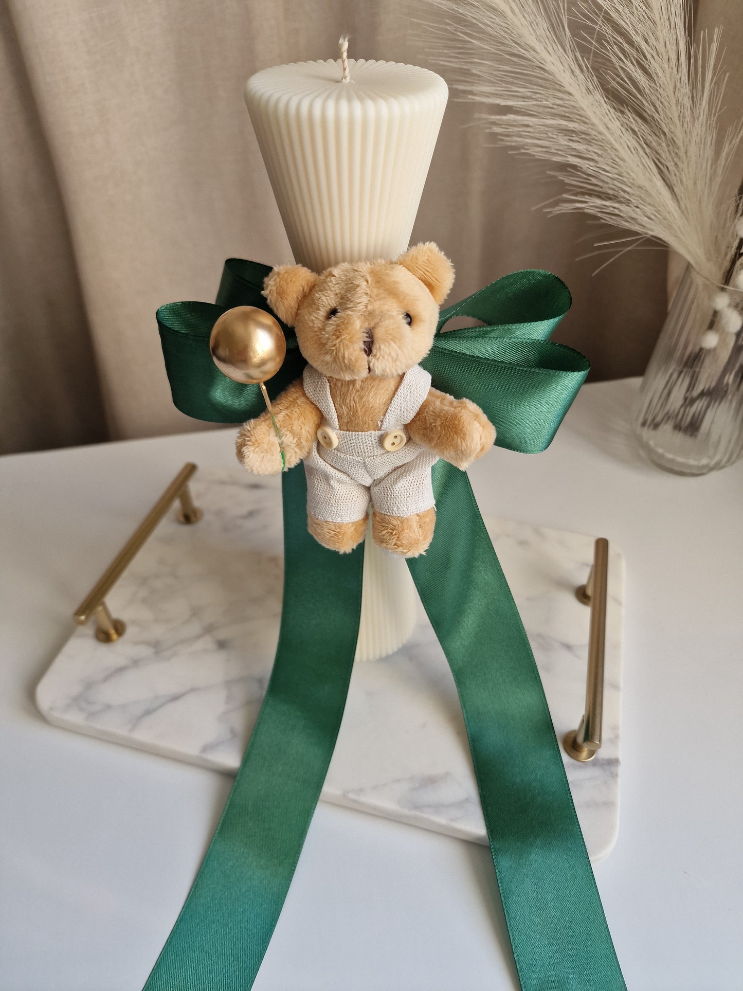 Lumanare clepsidra pentru botez