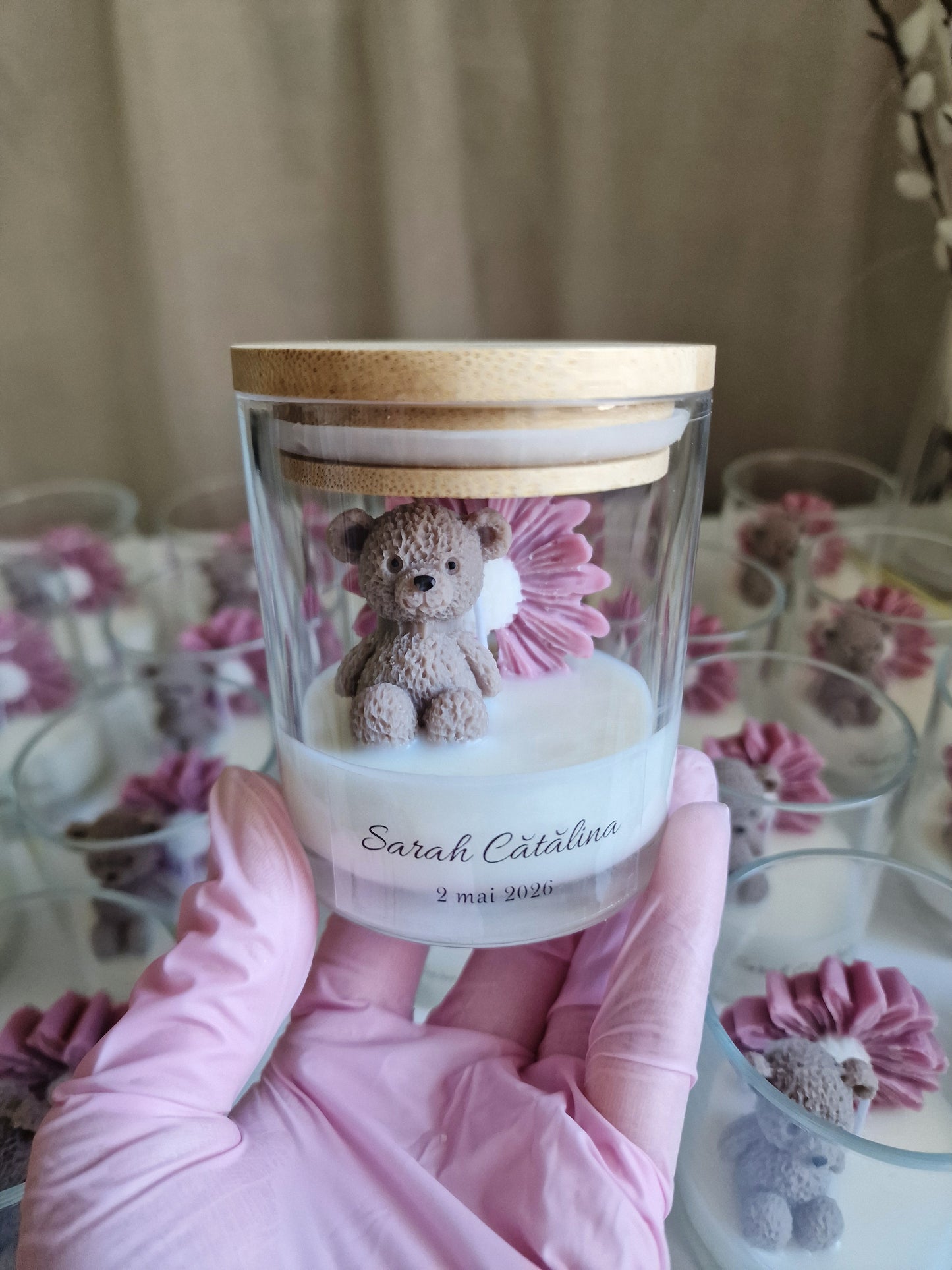 Marturii Botez - Ursulet in borcan personalizat
