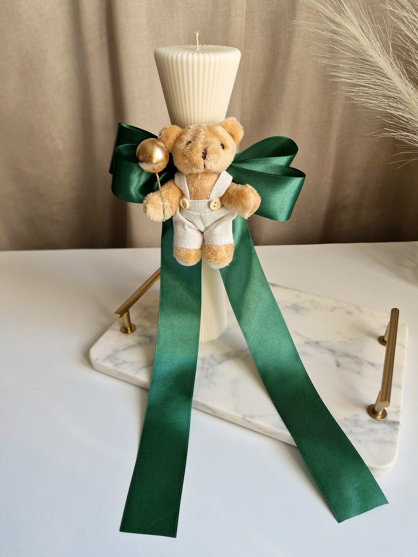 Lumanare clepsidra pentru botez